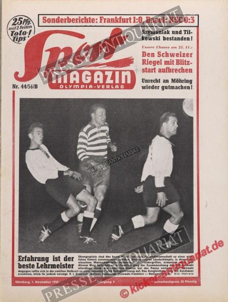 Sportmagazin Nr. 44B, 01.11.1956 bis 07.11.1956