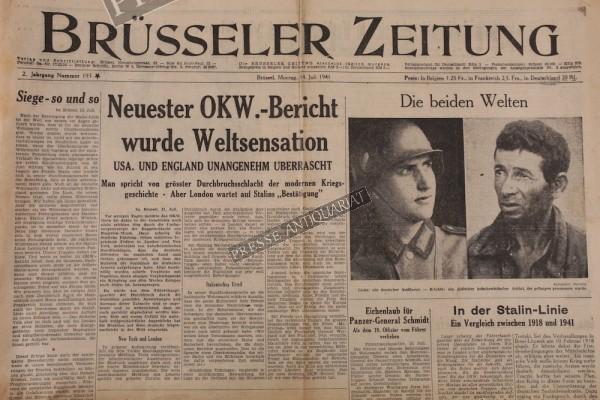 Brüsseler Zeitung, 14.07.1941