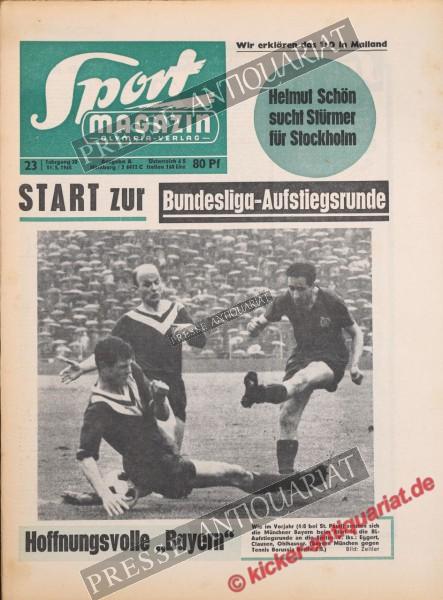 Sportmagazin Nr. 23A, 31.05.1965 bis 06.06.1965