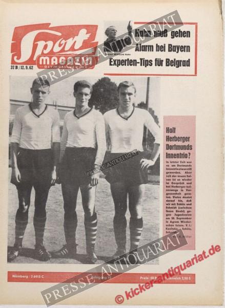 Sportmagazin Nr. 37B, 12.09.1962 bis 18.09.1962