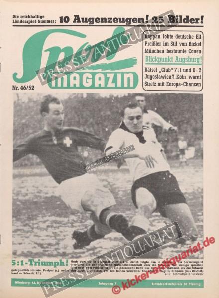 Sportmagazin Nr. 46A, 12.11.1952 bis 18.11.1952