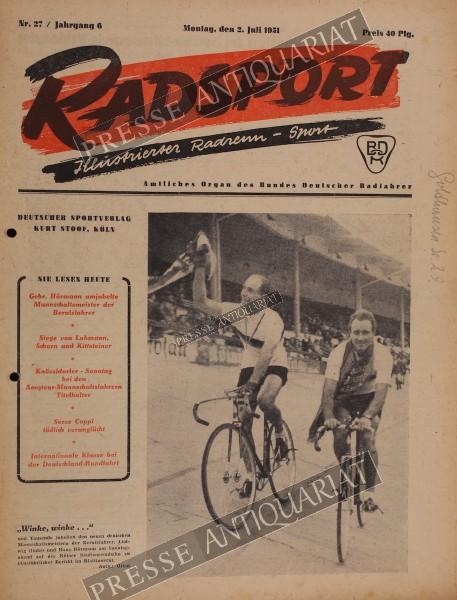Radsport Illustrierte, 02.07.1951 bis 15.07.1951