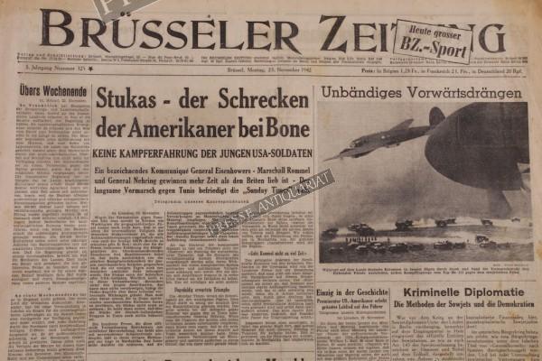 Brüsseler Zeitung, 23.11.1942