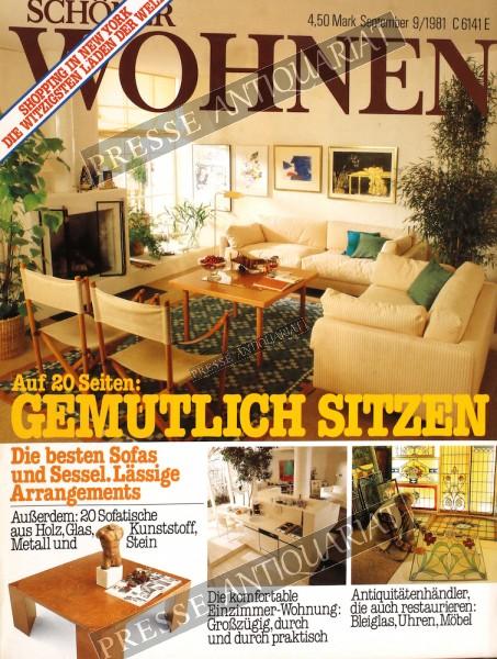 Schöner Wohnen Magazin, 01.09.1981 bis 30.09.1981