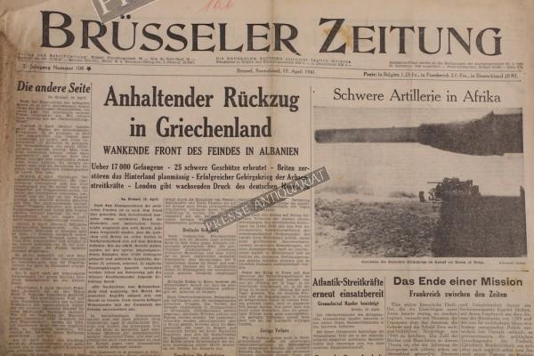 Brüsseler Zeitung, 19.04.1941