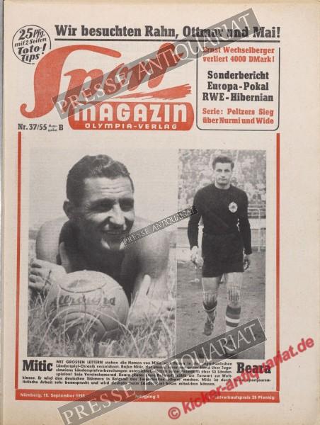 Sportmagazin Nr. 37B, 15.09.1955 bis 21.09.1955