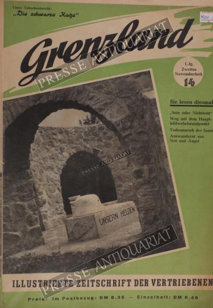 Illustrierte Zeitschrift der Vertriebenen Grenzland, 15.11.1951 bis 14.12.1951