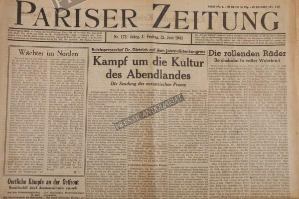 Pariser Zeitung, 25.06.1943
