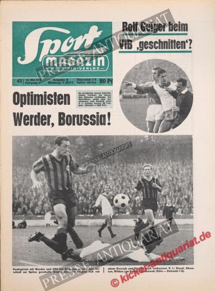 Sportmagazin Nr. 43A, 18.10.1965 bis 24.10.1965