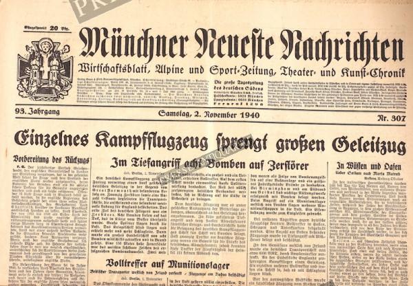 Münchner Neuste Nachrichten, 02.11.1940