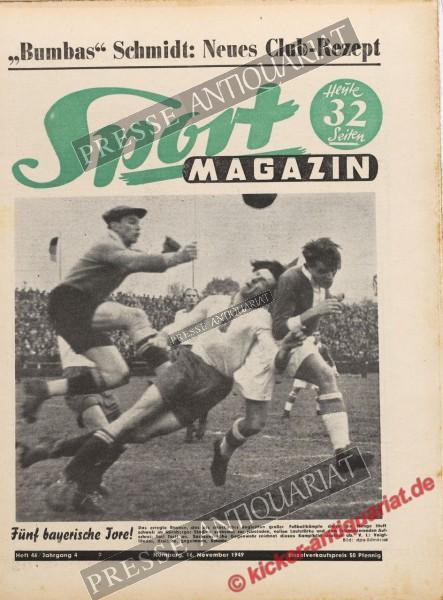Sportmagazin Nr. 46, 16.11.1949 bis 22.11.1949