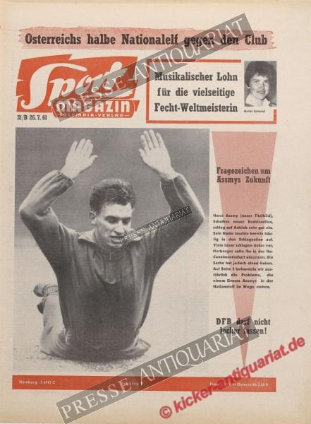 Sportmagazin Nr. 31B, 26.07.1961 bis 01.08.1961