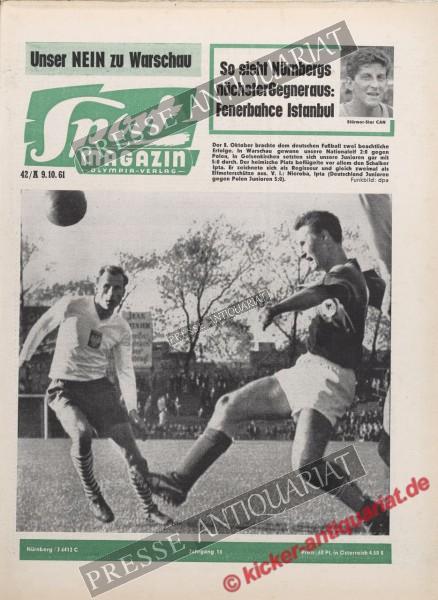 Sportmagazin Nr. 42A, 09.10.1961 bis 15.10.1961