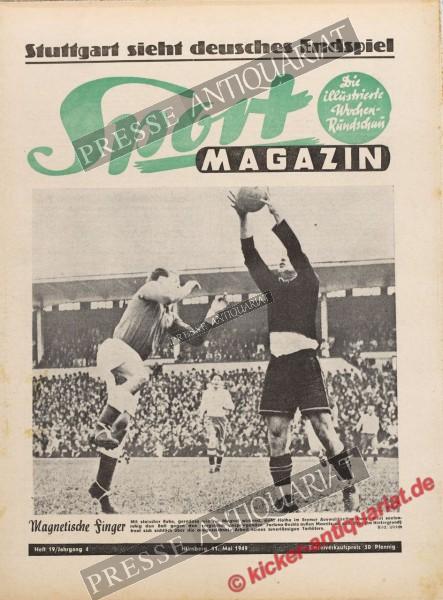 Sportmagazin Nr. 19, 11.05.1949 bis 17.05.1949