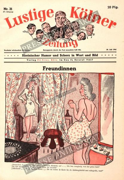 Lustige Kölner Zeitung, 30.07.1941 bis 05.08.1941