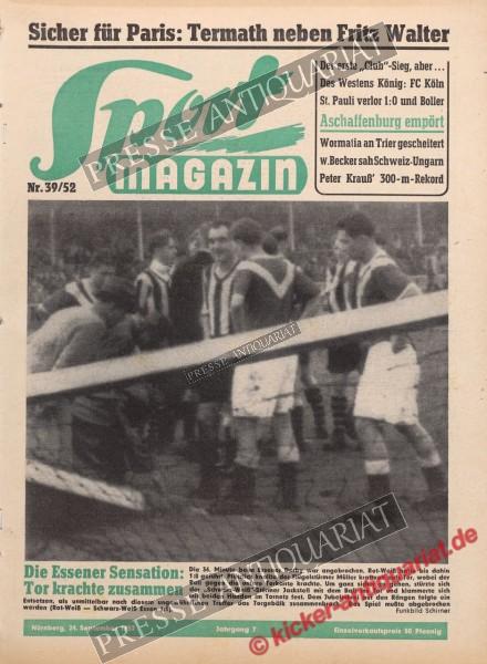 Sportmagazin Nr. 39A, 24.09.1952 bis 30.09.1952