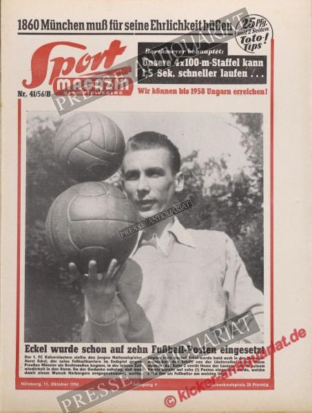 Sportmagazin Nr. 41B, 11.10.1956 bis 17.10.1956