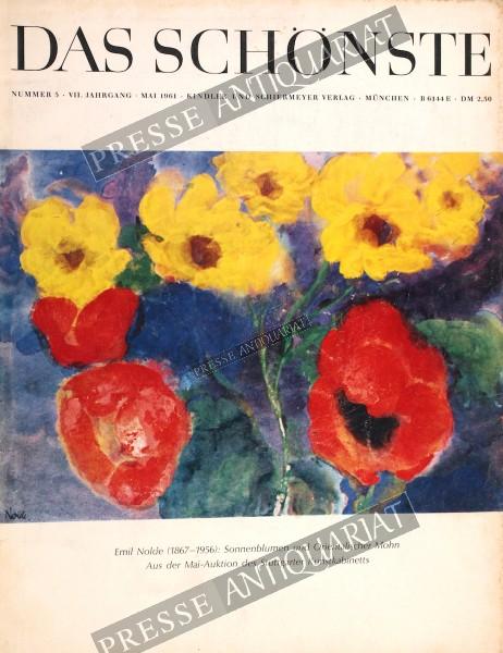 Titelbild: Emil Nolde: Sonnenblumen und orientalischer Mohn.