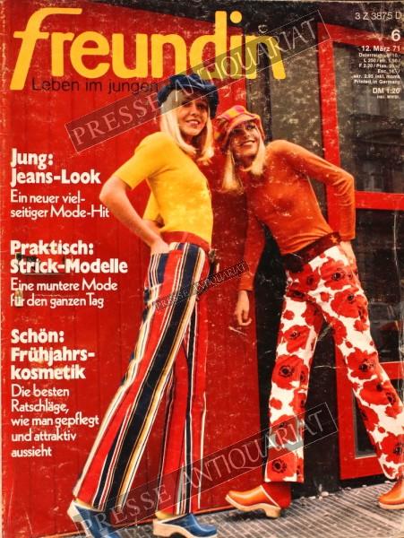 Freundin Modemagazin, 12.03.1971 bis 25.03.1971