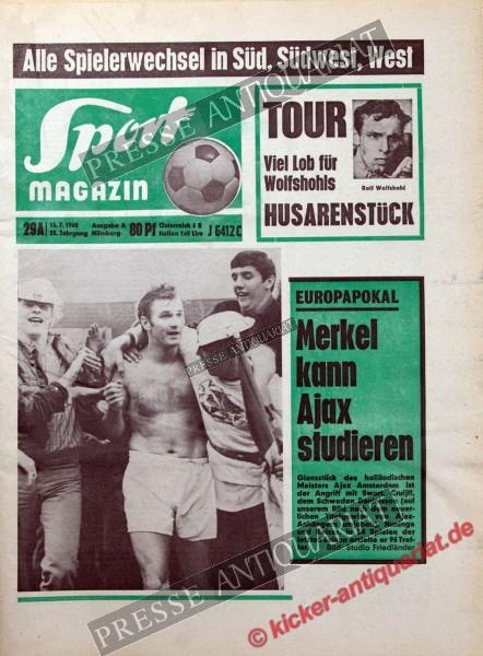 Sportmagazin Nr. 29A, 15.07.1968 bis 21.07.1968