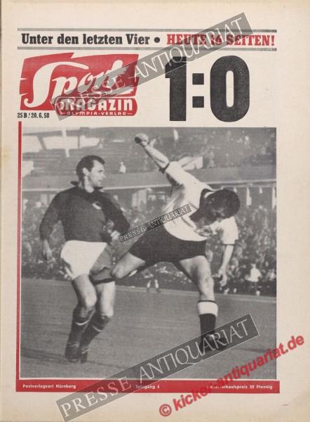 Sportmagazin Nr. 25B, 19.06.1958 bis 25.06.1958