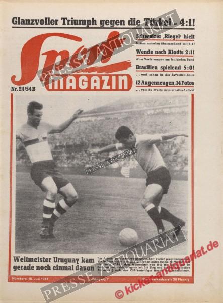 Sportmagazin Nr. 24B, 18.06.1954 bis 24.06.1954