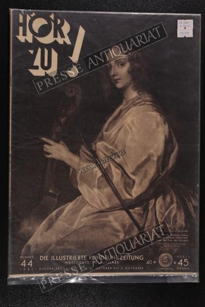 Rundfunkzeitung Hörzu, 28.10.1951 bis 03.11.1951