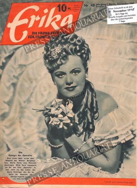 Erika, 28.11.1940 bis 04.12.1940