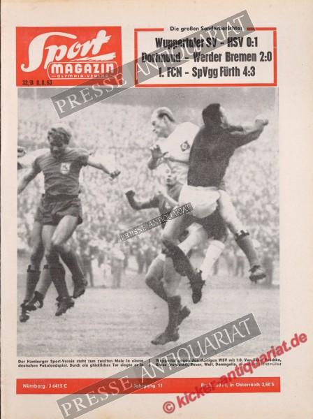 Sportmagazin Nr. 32B, 08.08.1963 bis 14.08.1963