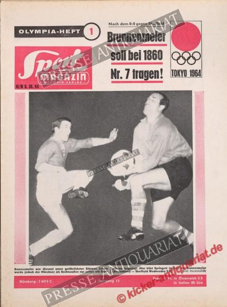 Sportmagazin Nr. 41B, 08.10.1964 bis 14.10.1964