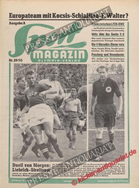 Sportmagazin Nr. 29A, 18.07.1955 bis 24.07.1955