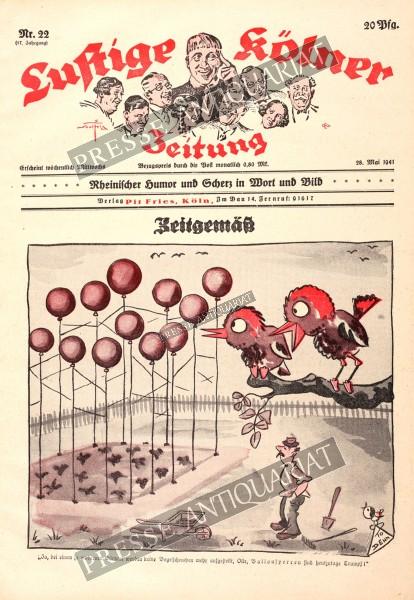 Lustige Kölner Zeitung, 28.05.1941 bis 03.06.1941