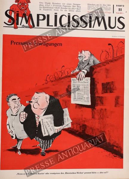 Simplicissimus, 23.05.1964 bis 29.05.1964