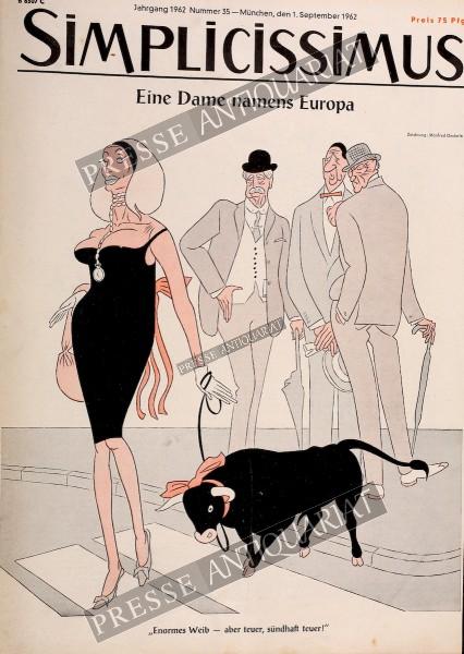 Simplicissimus mit anderen Cover, 01.09.1962 bis 07.09.1962