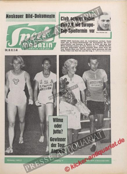 Sportmagazin Nr. 30A, 17.07.1961 bis 23.07.1961
