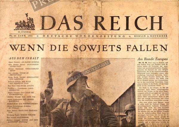 Das Reich, 02.11.1941 bis 08.11.1941