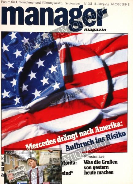 Manager Magazin, 01.09.1981 bis 30.09.1981