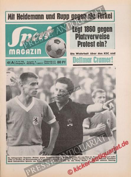Sportmagazin Nr. 41A, 10.10.1966 bis 16.10.1966