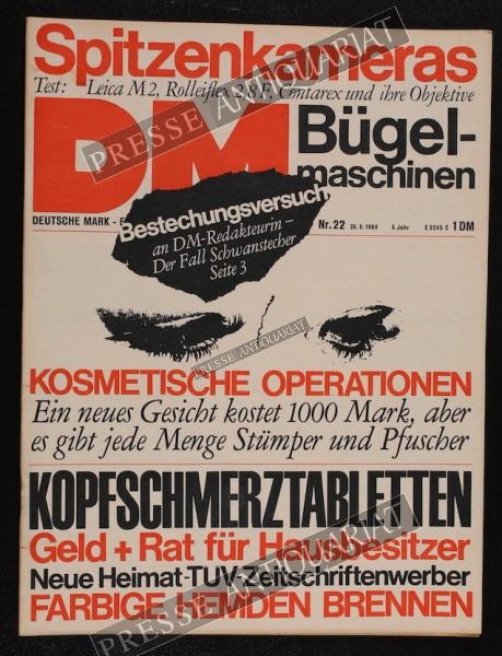 DM Die Deutsche Mark Zeitschrift mit dem Warentest, 28.05.1964 bis 03.06.1964