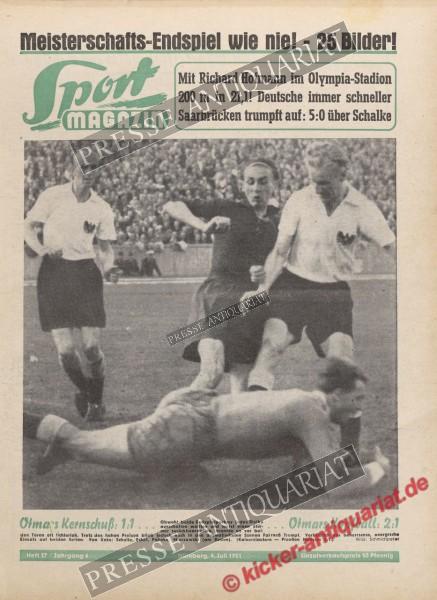 Sportmagazin Nr. 27, 04.07.1951 bis 10.07.1951