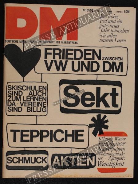 DM Die Deutsche Mark Zeitschrift mit dem Warentest, 17.12.1964 bis 23.12.1964