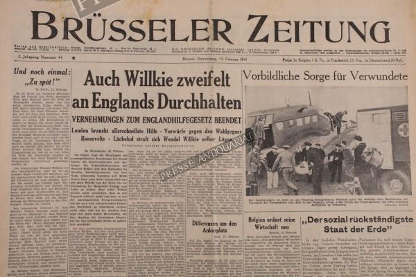 Brüsseler Zeitung, 13.02.1941