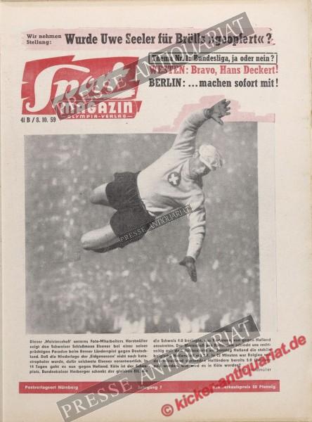 Sportmagazin Nr. 41B, 08.10.1959 bis 14.10.1959