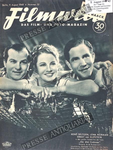 Filmwelt, 08.08.1940 bis 14.08.1940