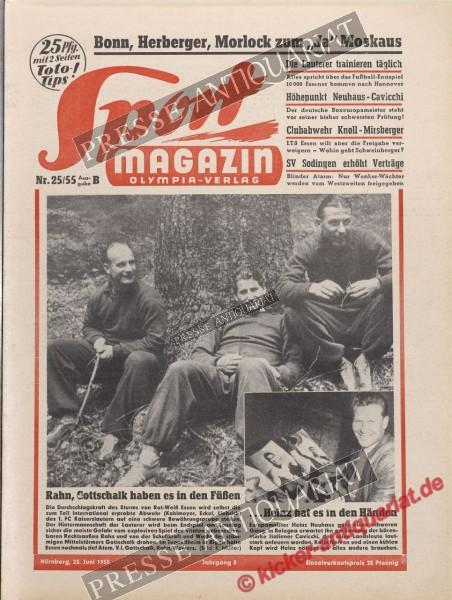 Sportmagazin Nr. 25B, 23.06.1955 bis 29.06.1955