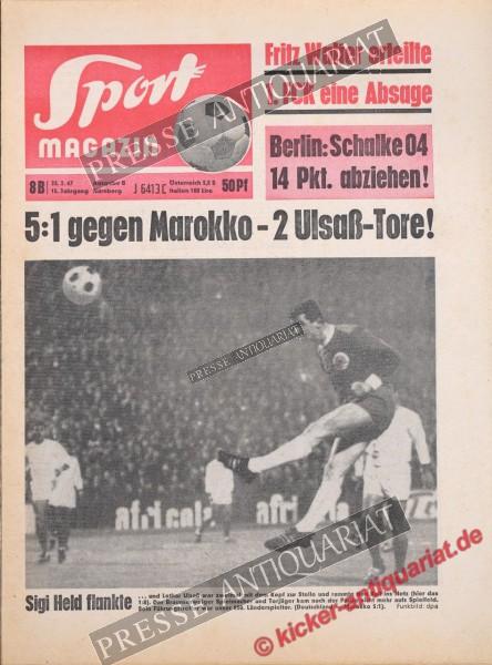Sportmagazin Nr. 8B, 23.02.1967 bis 01.03.1967