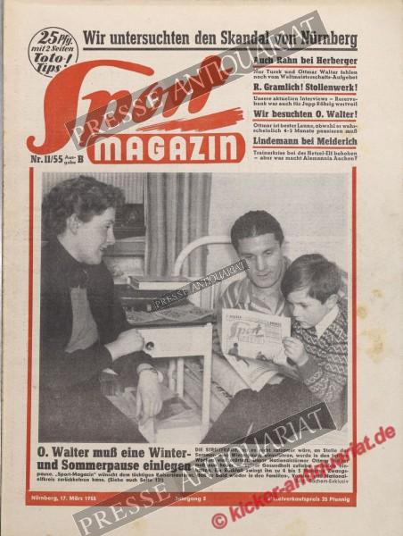 Sportmagazin Nr. 11B, 17.03.1955 bis 23.03.1955