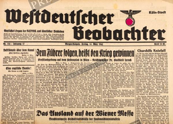 Westdeutscher Beobachter, 14.03.1941