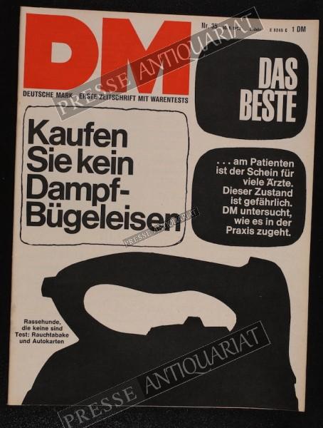DM Die Deutsche Mark Zeitschrift mit dem Warentest, 30.08.1963 bis 05.09.1963