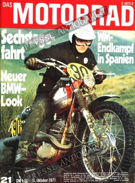 Das Motorrad Magazin, 16.10.1971 bis 29.10.1971
